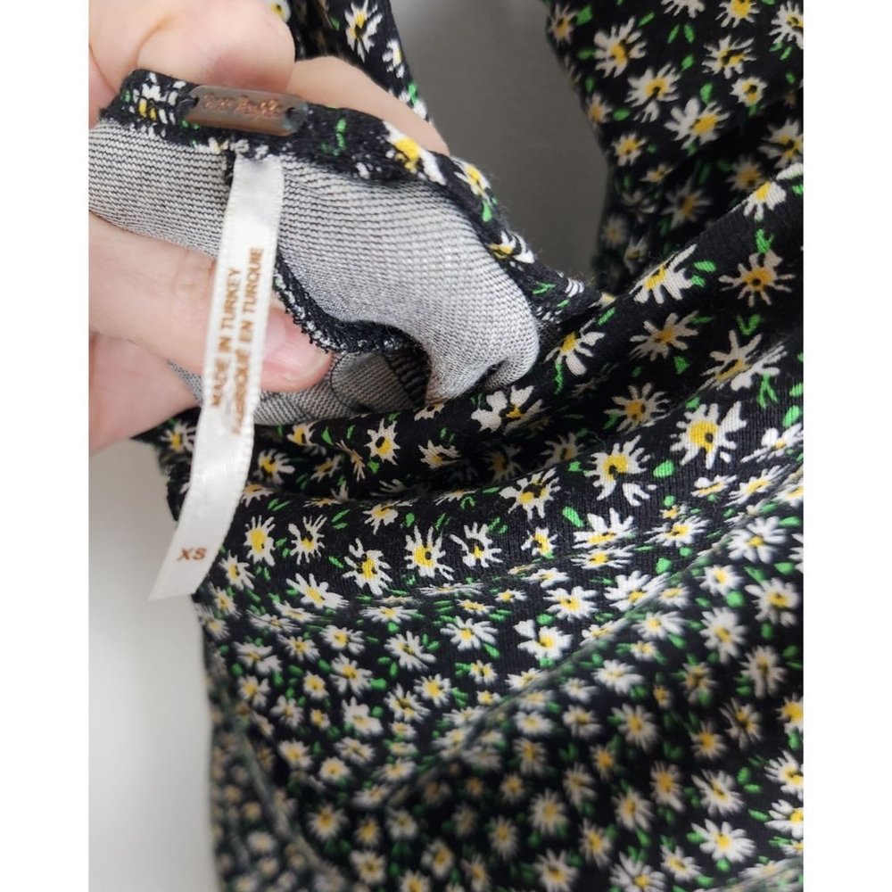 Free People Women's Sz. XS Ditzy Daisy Floral Midi Tank Open Back Dress - Picture 4 of 9